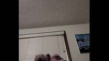 Preview 3 of Hitomi Tanaka Pov Uncensored - Jerking off to porn and cumming on the floor