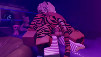 Preview 3 of Http Onlain Porno - Femboy Fucking a Tiger (Sound)