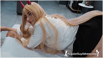 Preview 1 of Bebe Fac - 4k - POWER from Chainsaw Man is hard fucked