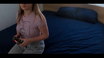 Preview 1 of Wwwwwwwwwwwwxxx - I&rsquo_ve Fucked My Big Natural Tits Flatmate after I won a Game of Fifa