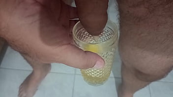 Preview 3 of Camfrog Eye - Pissing in a glass