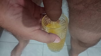 Preview 4 of Camfrog Eye - Pissing in a glass