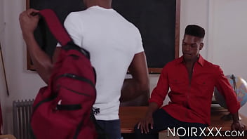 Preview 1 of 1012 Year Gils Sex - Barebacked black stud begs to get blasted with cum