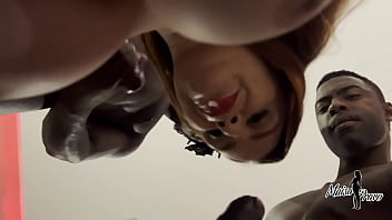 Preview 2 of Wwwxxx Gog - Humilhando meu marido pau pequeno com dois neg&otilde_es com pau grande