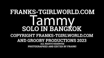 Preview 1 of Faking To Visitas Unty - FRANKS-TGIRLWORLD: TAMMY JERKS OFF AND CUMS!