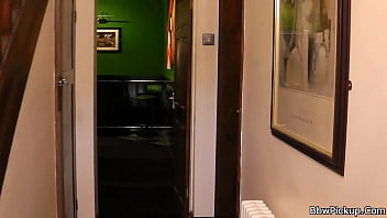 Preview 2 of Sky Xxx - Stranger fucks hot big tits fatty in nylons