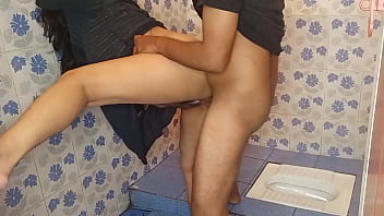 Preview 4 of Stripping News Casters - maid ko toilet ka andar chuda jab vo pesab kar rhi thi,  Real hindi Dirty HD Porn Sex