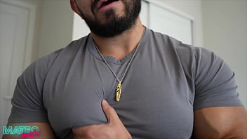 Preview 3 of Sister Bro Real Sex Japan - Muscle Hunk&#039_s Tight Shirt Chest Bouncing