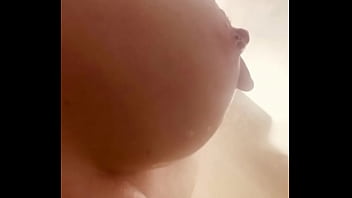Preview 3 of Soudi Arab Xxx Video - Rox - Playing with my tits in the shower