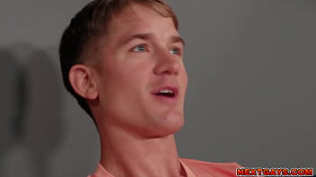 Preview 2 of Aunt Seduced Son - Brandon Andersons big hard cock goes deep inside his stepbrother Ben Masters asshole