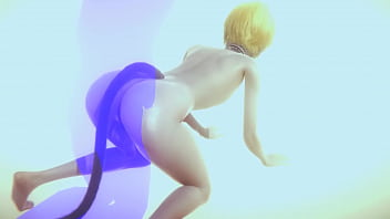Preview 2 of Hardcore Hdd Porn - Yaoi Femboy - Sexy blonde catboy having sex - Japanese Asian Manga Anime Film Game Porn