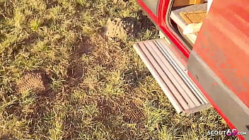Preview 2 of Porn Malish - Junge Deutsche im Camper erwischt fremden Spanner beim wichsen und er fickt sie