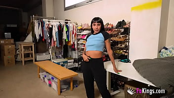 Preview 1 of Indian Sexyvidio - Petite Latin babe Moli Myers seduces and bangs her own assistant at her backroom