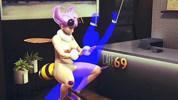 Preview 2 of Sun Ant - Dark Stalket Hentai - Bee sex in a cafe part 1 - Japanese Asian Manga Anime Film Game Porn