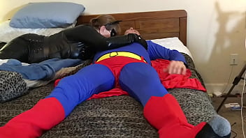 Preview 1 of Kara Finley Amateur Allure - Catwoman sucks off Superman 01032021-C2
