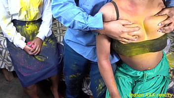Preview 3 of Thai Eat Shit - Indian Holi special XXX in hindi