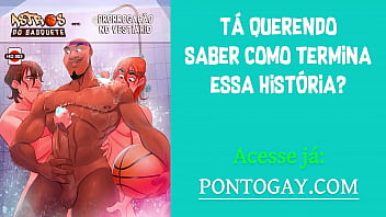 Preview 4 of Two Girls One Boy And Tour Sex - Astros do Basquete - Pau no cu dos perdedores... Parte 01