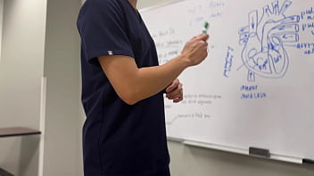 Preview 1 of Xn X X Nios - Creepy Doctor Convinces Young Medical Intern Korean Girl to Fuck to Get Ahead