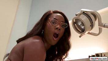 Preview 2 of Sanck Sex - Patient sees his black gf lick a nurse