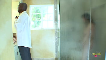 Preview 1 of Vidio Versi Manusia Bokep Naruto - Slutty brunette chick sucks and rides a BBC by the fireplace