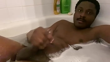 Preview 1 of Husband Masturbates Wife Fucks - Bathe with me while I get this nut off