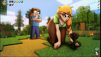 Preview 2 of Xxxboysex Nu - HornyCraft [ Parody Hentai game PornPlay ] Ep.27 turn into sex by a muscular femdom pillager