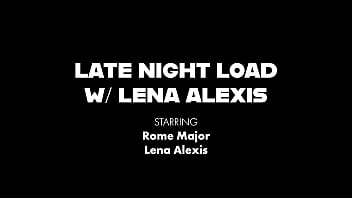 Preview 1 of Rough Rape Gangbang Streaming - Late Night Interracial Fuck! Lucky Rome Major Fills Lena Alexis Up!
