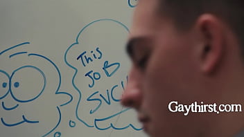 Preview 1 of Dog Xxx Video Sd - Trust Fund Boy Fucks Straight Employee