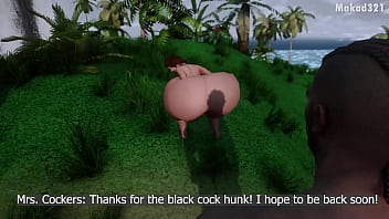 Preview 4 of Indian Pathan Anal Sex - WHITE MILF CHEATS WITH BBC IN AFRICA [MRS.COCKERS] [3D HENTAI]