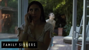 Preview 1 of 18 Old Sex Video - FAMILY SINNERS - Stepsis Finds Out Her Fiancee Is Cheating On Her And Drowns Her Sorrows On Her Stepbro&#039_s Cock