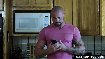 Preview 1 of School Room High Sweet Hot - Stepson Dylan Hayes enjoys getting his asshole rimmed and fucked by his stepdad Michael Roman