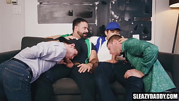 Preview 3 of Brother Fucking Rape Sister - Step sons taking care of step dads cocks