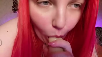 Preview 2 of Aaliyah Haded Exotik 4k - POV blowjob eyes contact spit fetish