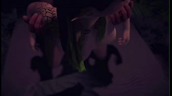 Preview 2 of Pressing Abig Tits Fuck - Stunning Wood Elf is having sex in the forest | 3D Porn