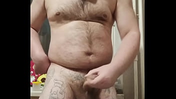 Preview 3 of Watch My Tits Bounce - Look at my crazy tattoos while I jerk off my hot cock!