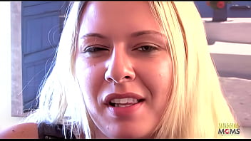 Preview 1 of Sloppy Pegging - Kinky blonde MILF in boots bounces on a thick rod