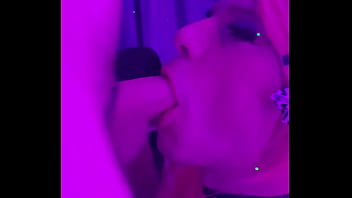 Preview 2 of Hot Vum - Femkittenboy gagging on cock while getting face fucked