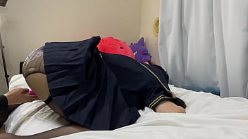 Preview 2 of Wall Street Upskirt - 【個人撮影】地雷彼女のコスプレ。タイツを破ってお仕置き中出しＳＥＸ【えすのあ】