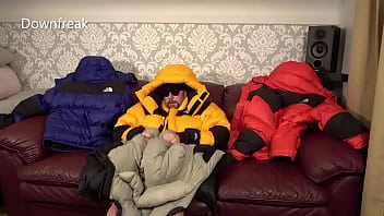 Preview 4 of Red Wab Security - North Face Baltoro Leather Sofa Fun With Four Down Jackets