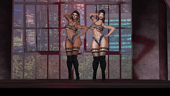 Preview 3 of Ass Chill - Alexxa and Jenn Dance Video