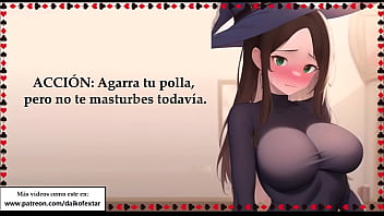 Preview 3 of Hot Xxxl Prone Bigg Tice - Las brujas del sexo. Brujita timida ama el anal. JOI COMPLETO en espa&ntilde_ol.