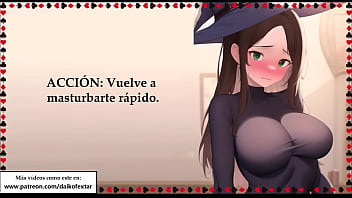 Preview 4 of Hot Xxxl Prone Bigg Tice - Las brujas del sexo. Brujita timida ama el anal. JOI COMPLETO en espa&ntilde_ol.
