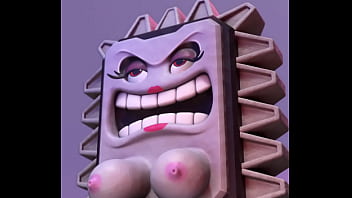 Preview 4 of Franaise A - Thwompette monster girl riding dildo by Shadow Ball
