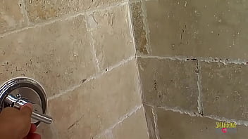 Preview 2 of Xxx Girl Pakistan Small - Oiled up babe gets her cunt screwed hard in the bathroom