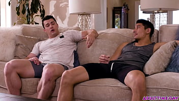 Preview 1 of Very Best Sexy - OMFG! See what happens when two STRAIGHT guys jerk off together!