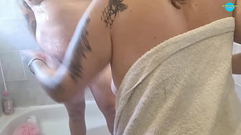 Preview 4 of Sexc Doll Video - Showering Together