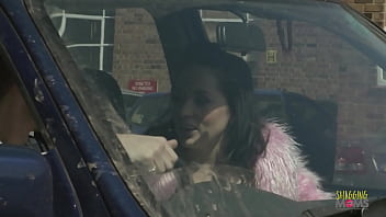 Preview 1 of Doctor Sexey Videos - Chick holds a gun on a guy while sucking his dick