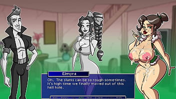 Preview 4 of Old British Man With Teen - Let&#039_s Play: 7th Heaven