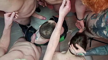 Preview 1 of Sax By Mia Khalifa - Teaser Group gay guys fucked so hard kinky guy in leather jacket