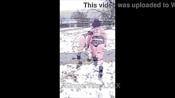 Preview 2 of Liha Gote - Winter Nudist Busted